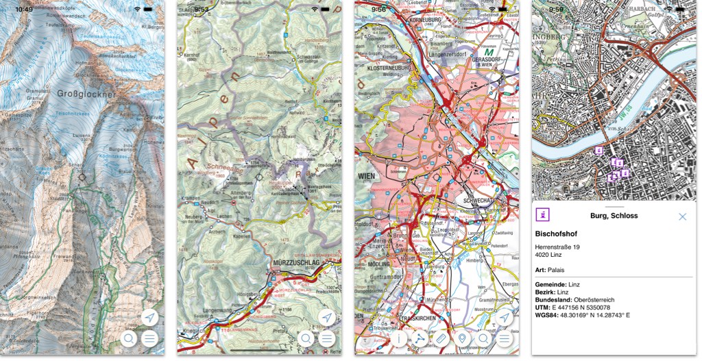 Austrian Map Mobile