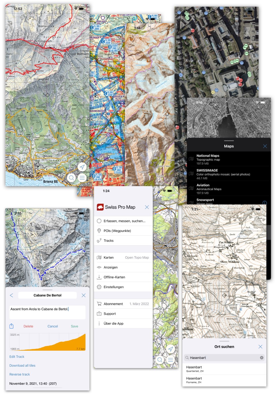 Swiss Pro Map